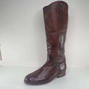 Frye Melissa Brown Women's Leather Tall Boots